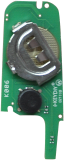 KEYDIY Remote key 3 button ZB12- 3 button smart key for KD900 URG200 KDX2 KD MAX