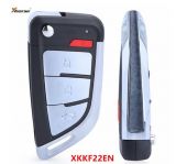 XHORSE UNIVERSAL KNIFE STYLE FLIP Wired Remote key 3+1 button XKKF22EN for VVDI Key Tool VVDI2