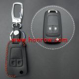 For Chevrolet 2 button key cowhide leather case. 