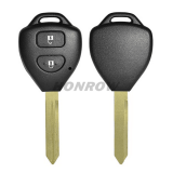 For high quality Toy 2 button remote key blank with toy47 blade enhanced version