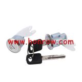 For Ford Front Door Lock Cylinder Barrel Set F3TZ7822050B  5090051‑01 Wear Resistant Robust for Car