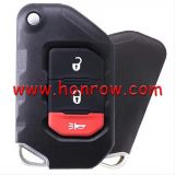 For Chrysler Wrangler Remote key 3 Button ASK 433MHz Folding Remote Key SIP22 PCF7939M / HITAG AES / 4A CHIP