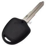 For Mit 3 button remote key blank with Left Blade Without Logo