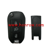 For Peugeot 3 button remote  Key Shell with VA2 307 blade LIGHT BUTTON