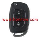 For New Hyundai 2 button remote key blank with Blade， Please choose the blade 