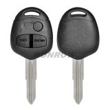 For high quality Mitsubishi 3 button remote key blank with left blade enhanced version