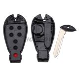 For Chrysler 2+1 button remote key with 433Mhz ID46 PCF7961 Chip for RAM 1500 2500 3500 4500    2013-2017 year 