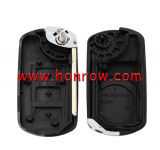 For Landrover 3 button  flip remote key blank with HU92 blade without logo