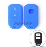 For Honda 2 button silicon case Blue color