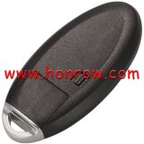 For Nissan 4+1 button remote key blank with smart key