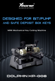 Xhorse Dolphin XP-008 Key Cutting Machine Mini Mechanical for Special Bit/ Double Bit Keys