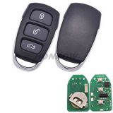 KEYDIY Hyundai style 3button remote key B20-3 for KD900 URG200 KDX2 KD MAX to produce any model  remote