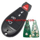For Chry 4+1 button remote key with 433Mhz PCF7941 Chip FCCID:M3N5WY783X