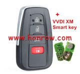 Xhorse VVDI for Toyota 4 button XM Smart Key XSTO00EN Universal Remote Key Support Renew and Rewrite for Toyota Work for Plus Max VVDI2 VVDI Mini