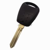 For Hyundai 1 button remote key blank with left blade (No Logo)