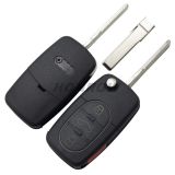 For Au 3+1 button remote key blank with panic  (2032 battery  Big battery)