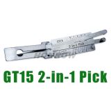 Original Lishi GT15 for Fiat lock pick and decoder  together 2 in 1 genuine with best quality