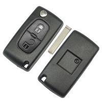 For Peu 307 blade 2 buttons flip remote key shell ( VA2 Blade -  2Button - With battery place )