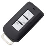 For Mit 3 button remote key blank with emergency key blade