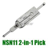 Original Lishi NSN11 for Nissan lock pick and decoder  together 2 in 1 genuine with best quality