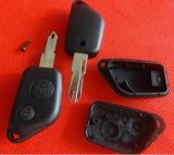 For Peu 2 button remote  key blank without Logo (With Battery Place)