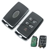 For Landrover modified 4+1 button smart remote key with Keyless Go Feature and Pcf7953 Transponder and 433Mhz