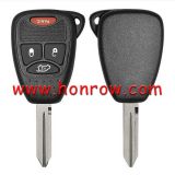 For High Quality Chrysler 3+1 button remote key shell