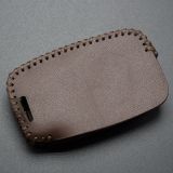 For Kia 3button key cowhide leather case fo K4.