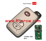  For Toy 2+1 button Smart Card 314.3MHz  ID71 chip FSK  0140 Board CHIP: ID71-WD02