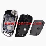 For Peugeot 3 button modified flip remote key blank with HU83 407 Blade- 3Button -Trunk- Without battery Holder