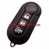 For Fiat 3 button remote key blank 