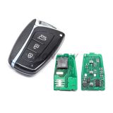 For hyundai 3 button smart keyless remote key with 434mhz with 7945/7953 chip Fits: New Santa fe and IX45