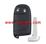For Chrysler Compass 2+1 button Remote Car Key with 433Mhz ASK 4A Chip FCCID: M3N-40821302