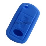 For Landrover 2 button Silicone case (blue color) MOQ:50pcs