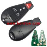 For Chry 4+1 button remote key with 433Mhz