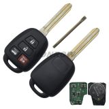 For To 3+1 button remote key with 315MHZ (FCC ID is FCC:HYQ12BEL)