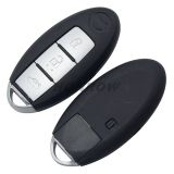 For Nissan 3 button remote key with light 433.92mhz,  PCF7952   FCC ID: KR5S180144014