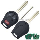 For Nis 2+1 button remote key copy with 315mhz ID46 chip