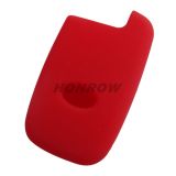 For Hyundai 4+1 button Silicone case red MOQ:50PCS