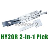 Original Lishi HY20R Korean for Hyudai lock pick and decoder  together 2 in 1 genuine with best quality