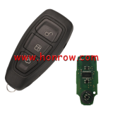 For Original Ford 3 button Keyless fiesta Remote key with 433Mhz ID49 chip J1BT-15K601-AD or AA. Original PCB+Aftermarket shell.