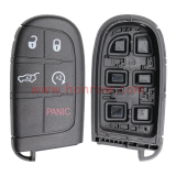 For Chrysler 4+1 button remote key shell with SUV button