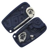 For Fi 2 button remtoe key blank with special battery clamp Blue color  