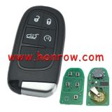 For Chrysler/Dodge keyless 4+1 button remote key with 434mhz with PCF7945M (HITAG AES) chip  FCC ID:GQ4 54T                                     