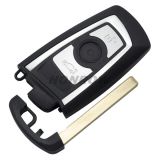 For BM 5 series 3 button  remote key blank with Key Blade