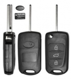 For Hyundai 3 button flip remote key blank