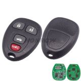 For Bu 3+1 Button remote key  with FCCID: KOBGT04A -315Mhz