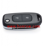 For Renault 2 button remote key  blank with HU56R Blade
