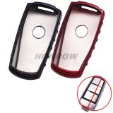 For VW CC TPU protective key case black or red color, please choose