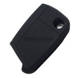 For VW 2+1 button silicon case black color